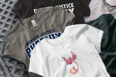 DENVER JUSTICE HIGH SCHOOL PHOENIX Tees (Option 1) Banner