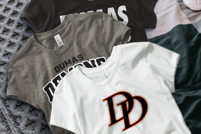 DUMAS HIGH SCHOOL DEMONS Tees (Option 1) Banner