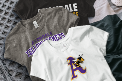 AVONDALE HIGH SCHOOL YELLOWJACKETS Tees (Option 1) Banner