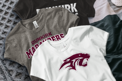 DUNKIRK HIGH SCHOOL MARAUDERS Tees (Option 1) Banner