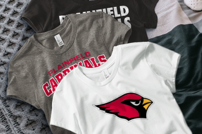 PLAINFIELD HIGH SCHOOL CARDINALS Tees (Option 1) Banner