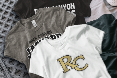 ROCK CANYON HIGH SCHOOL JAGUARS Tees (Option 1) Banner