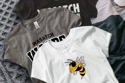 WASATCH HIGH SCHOOL WASPS Tees (Option 1) Banner