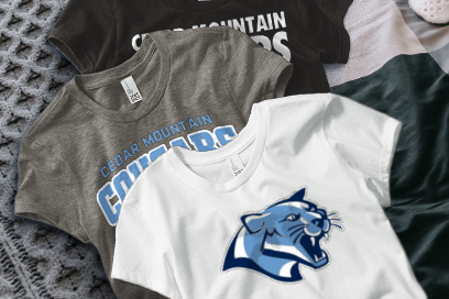 CEDAR MOUNTAIN SCHOOLS COUGARS Tees (Option 1) Banner