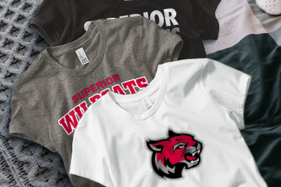 SUPERIOR HIGH SCHOOL WILDCATS Tees (Option 1) Banner