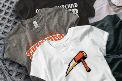 OSSEO-FAIRCHILD HIGH SCHOOL THUNDER Tees (Option 1) Banner