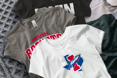 IRVIN HIGH SCHOOL ROCKETS Tees (Option 1) Banner