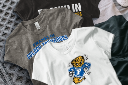 FRANKLIN HIGH SCHOOL GOLDEN TORNADOES Tees (Option 1) Banner