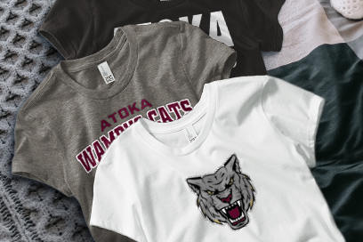ATOKA HIGH SCHOOL WAMPUS CATS Tees (Option 1) Banner