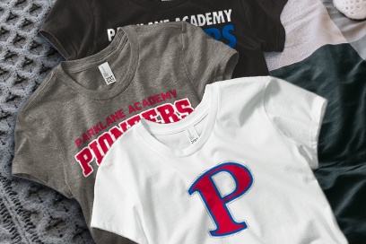 PARKLANE ACADEMY PIONEERS Tees (Option 1) Banner