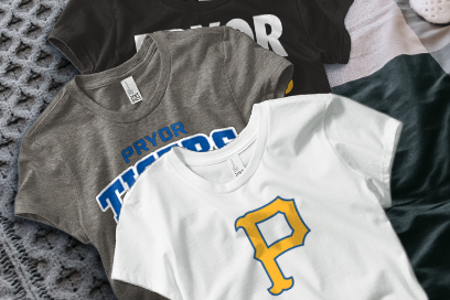 PRYOR HIGH SCHOOL Tigers Online Store Tees (Option 1) Banner