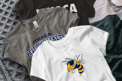 ITHACA HIGH SCHOOL YELLOW JACKETS Tees (Option 1) Banner