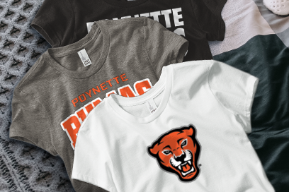 POYNETTE HIGH SCHOOL PUMAS Tees (Option 1) Banner