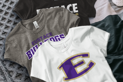 EUSTACE HIGH SCHOOL BULLDOGS Tees (Option 1) Banner