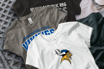 UNION CATHOLIC REG HIGH SCHOOL VIKINGS Tees (Option 1) Banner
