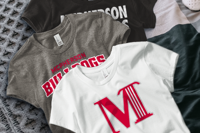 McPherson Bulldogs Tees (Option 1) Banner
