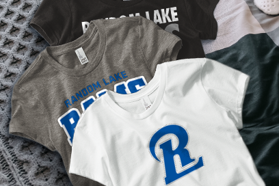RANDOM LAKE RAMS The Official Online Store Tees (Option 1) Banner