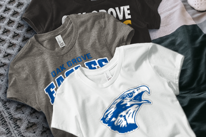 OAK GROVE HIGH SCHOOL EAGLES Tees (Option 1) Banner
