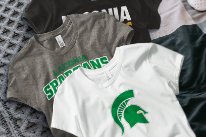 LACONIA HIGH SCHOOL SPARTANS Tees (Option 1) Banner