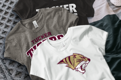 TUCKER HIGH SCHOOL TIGERS Tees (Option 1) Banner