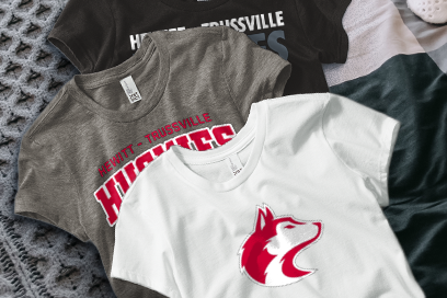HEWITT-TRUSSVILLE HIGH SCHOOL HUSKIES Tees (Option 1) Banner