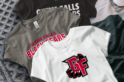 GLENS FALLS HIGH SCHOOL BLACK BEARS Tees (Option 1) Banner