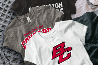 BURLINGTON HIGH SCHOOL COUGARS Tees (Option 1) Banner