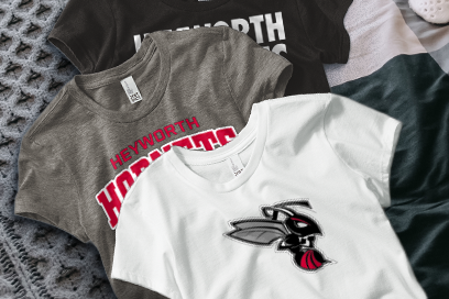 HEYWORTH HIGH SCHOOL HORNETS Tees (Option 1) Banner