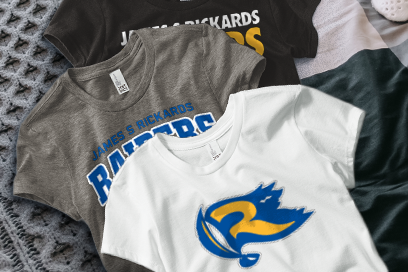 JAMES S RICKARDS HIGH SCHOOL RAIDERS Tees (Option 1) Banner
