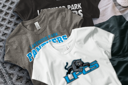 LAKEWOOD PARK CHRISTIAN SCHOOL PANTHERS Tees (Option 1) Banner