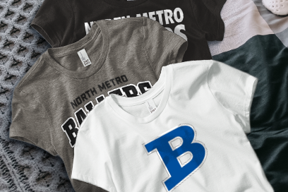North Metro Ballers Tees (Option 1) Banner