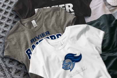 Rivier University Official Store of the Raiders Tees (Option 1) Banner