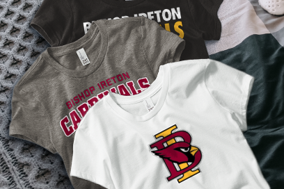 BISHOP IRETON HIGH SCHOOL CARDINALS Tees (Option 1) Banner