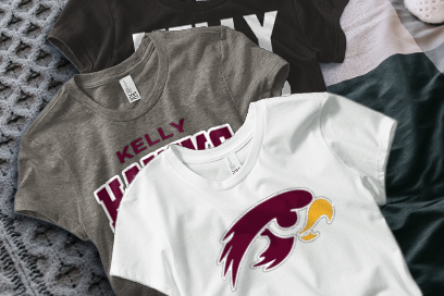 Kelly Hawks Tees (Option 1) Banner