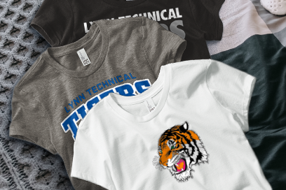 LYNN TECHNICAL SCHOOL TIGERS Tees (Option 1) Banner