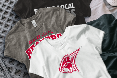 BEAVER LOCAL HIGH SCHOOL BEAVERS Tees (Option 1) Banner