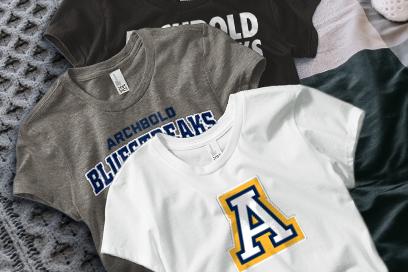 ARCHBOLD HIGH SCHOOL BLUESTREAKS Tees (Option 1) Banner