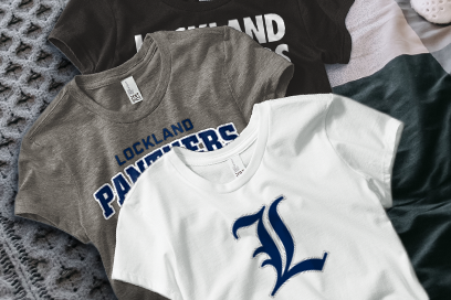 LOCKLAND HIGH SCHOOL PANTHERS Tees (Option 1) Banner