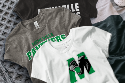 MEHLVILLE HIGH SCHOOL PANTHERS Tees (Option 1) Banner