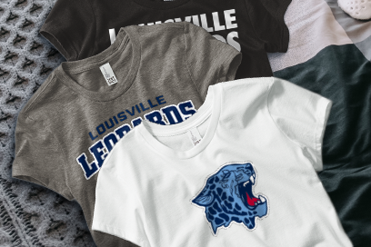 LOUISVILLE HIGH SCHOOL LEOPARDS Tees (Option 1) Banner