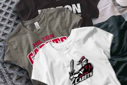 HILTON CADETS together we win Tees (Option 1) Banner