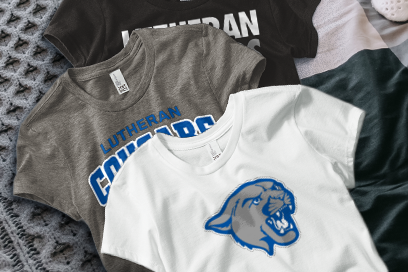 Lutheran Cougars Tees (Option 1) Banner
