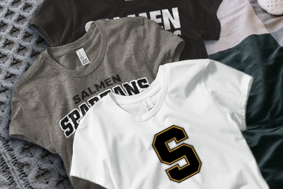 SALMEN HIGH SCHOOL Spartans Online Store Tees (Option 1) Banner
