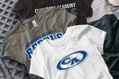 CHAMBERS ACADEMY REBELS Tees (Option 1) Banner