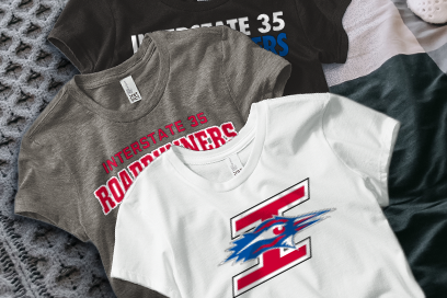 INTERSTATE 35 HIGH SCHOOL ROADRUNNERS Tees (Option 1) Banner