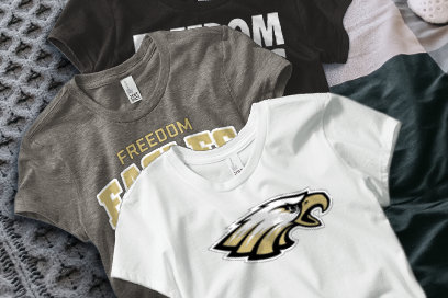FREEDOM HIGH SCHOOL EAGLES Tees (Option 1) Banner
