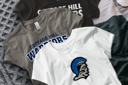 COTTAGE HILL CHRISTIAN ACADEMY WARRIORS Tees (Option 1) Banner