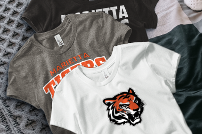 MARIETTA HIGH SCHOOL TIGERS Tees (Option 1) Banner