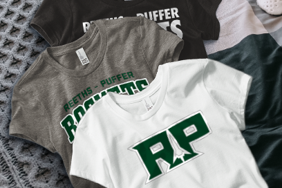 REETHS-PUFFER HIGH SCHOOL ROCKETS Tees (Option 1) Banner