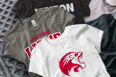 VINTON HIGH SCHOOL LIONS Tees (Option 1) Banner